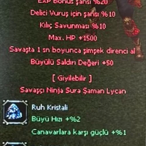 B.Ruh Kristali Kolyesi +9